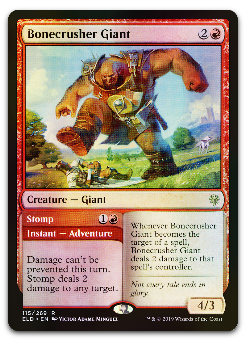 Bonecrusher Giant (Throne of Eldraine)