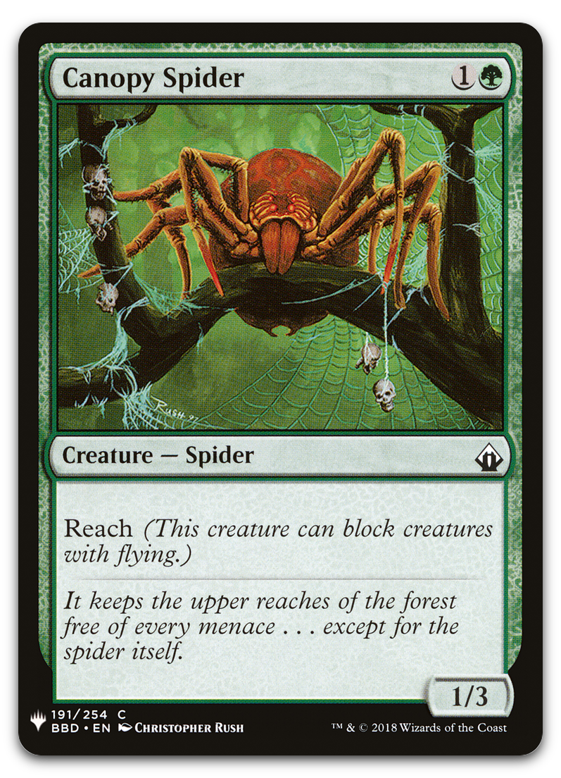 Canopy Spider (The List Reprints)