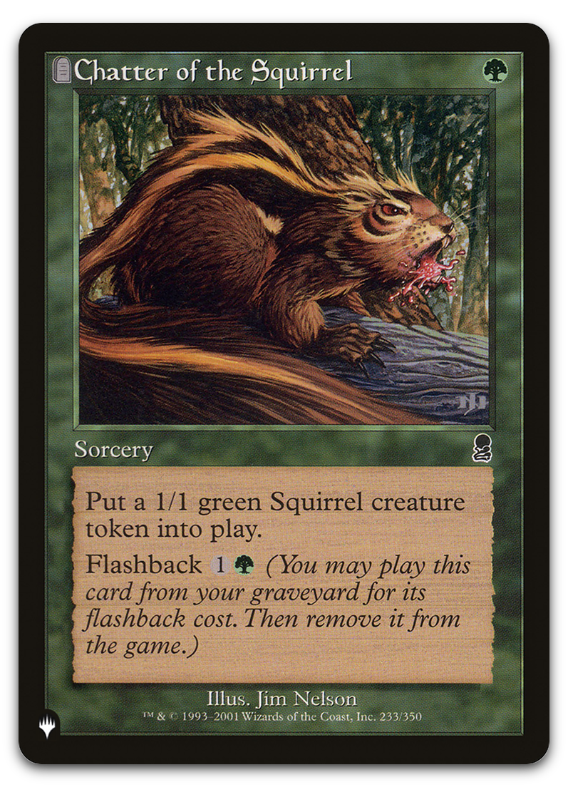 Chatter of the Squirrel (The List Reprints)