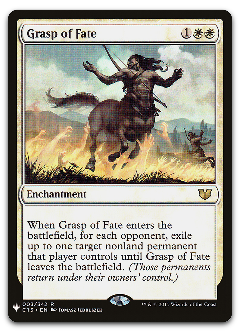 Grasp of Fate (The List Reprints)