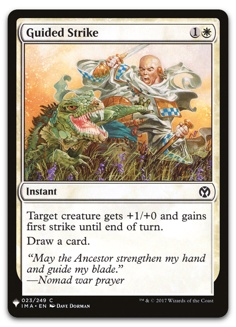 mtg 15 card list Guided Strike (The List Reprints) – Cardsurfer Games