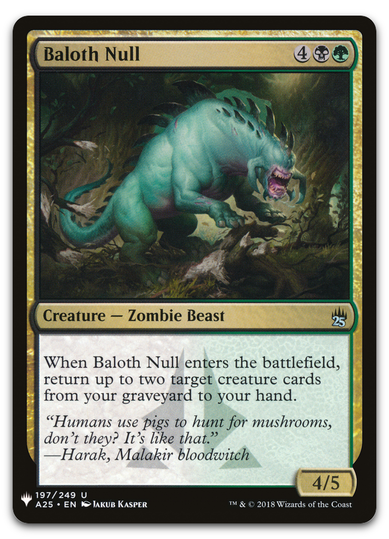 Baloth Null (The List Reprints)