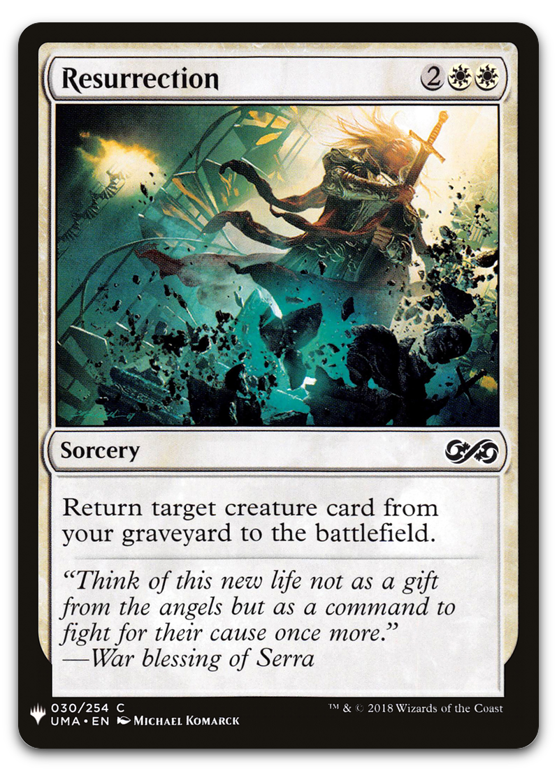 Resurrection (The List Reprints)