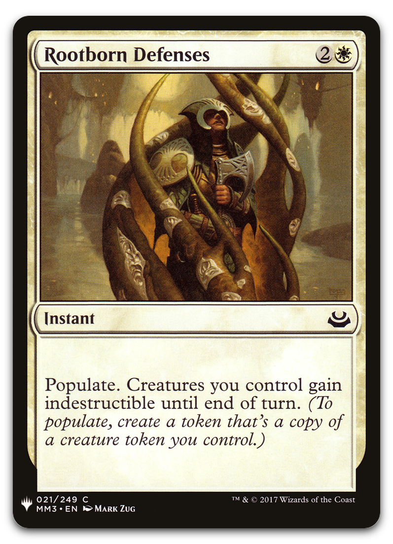 Rootborn Defenses (The List Reprints)