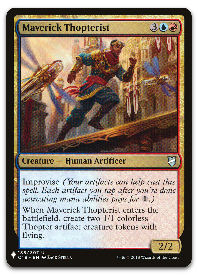 Maverick Thopterist (C18) (The List Reprints)