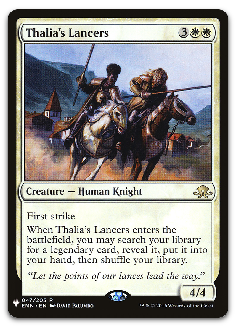 Thalia's Lancers (The List Reprints)