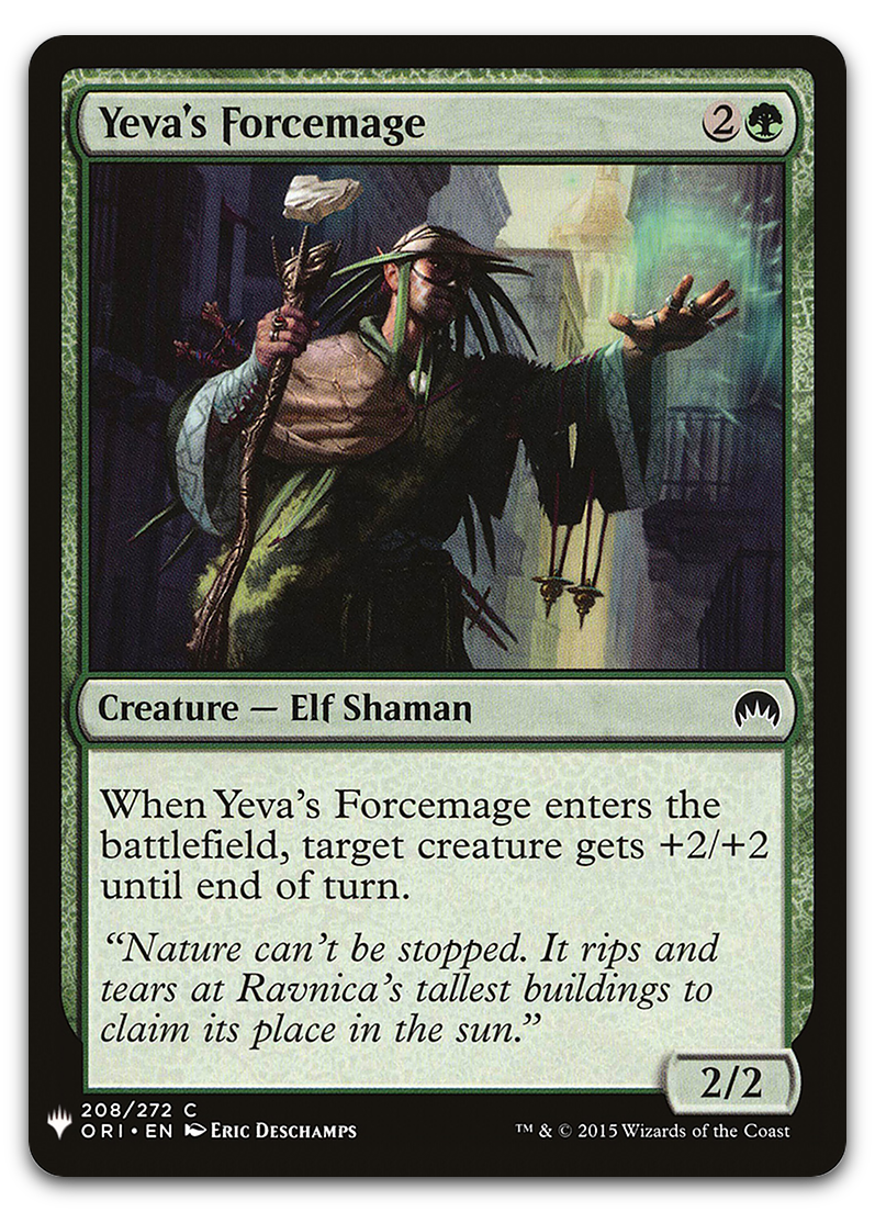 Yeva's Forcemage (The List Reprints)