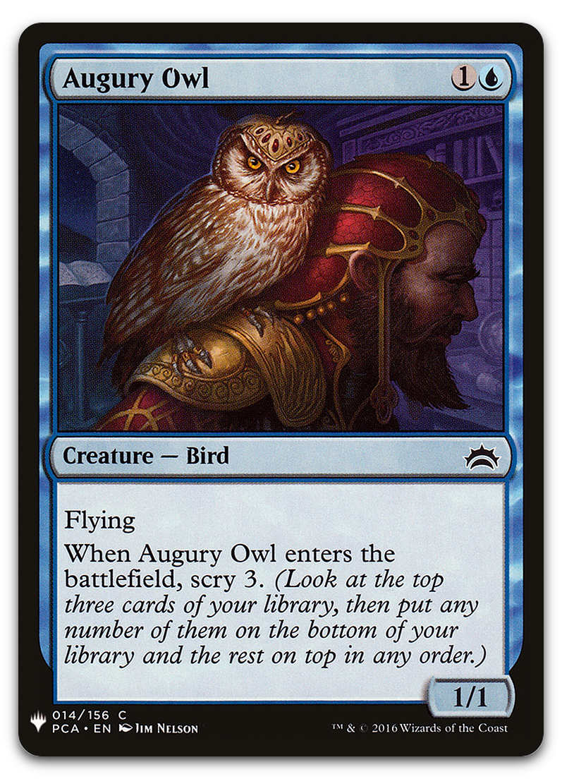 Augury Owl (The List Reprints)