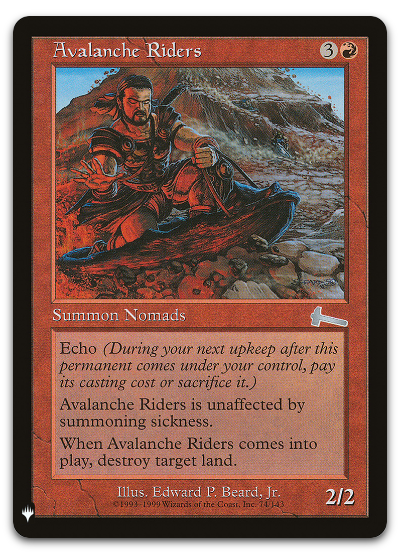 Avalanche Riders (The List Reprints)