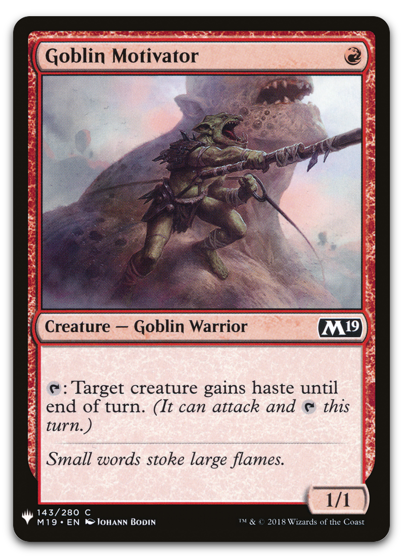 Goblin Motivator (The List Reprints)