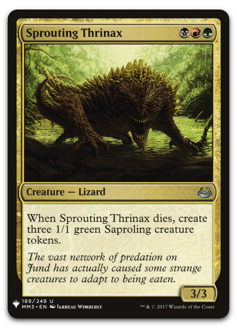 Sprouting Thrinax (The List Reprints)