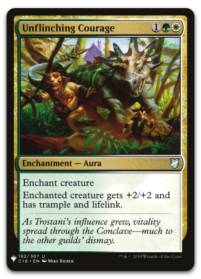 Unflinching Courage (The List Reprints)
