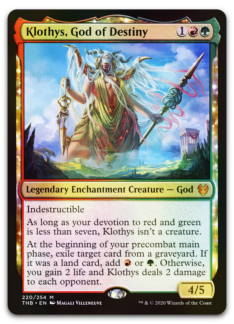 Klothys, God of Destiny (Theros Beyond Death)