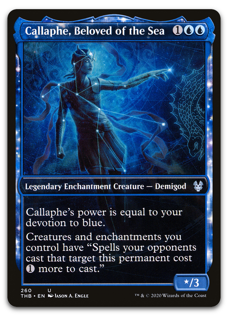 Callaphe, Beloved of the Sea (Showcase) (Theros Beyond Death)