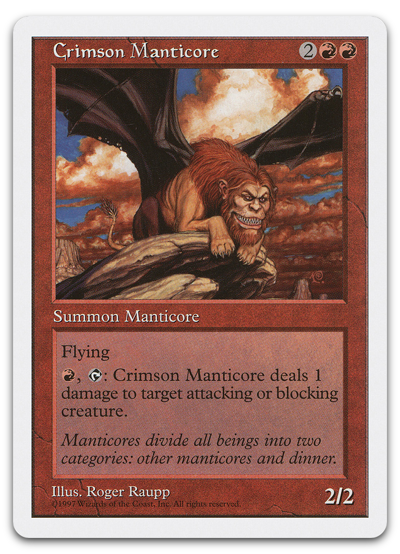 Crimson Manticore (Fifth Edition)