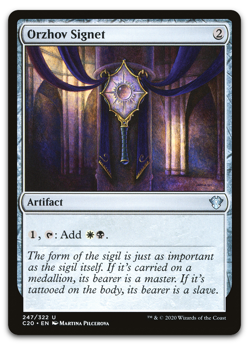 Orzhov Signet (Commander 2020)