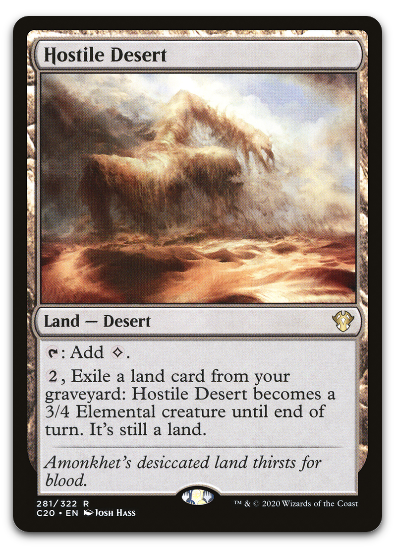 Hostile Desert (Commander 2020)