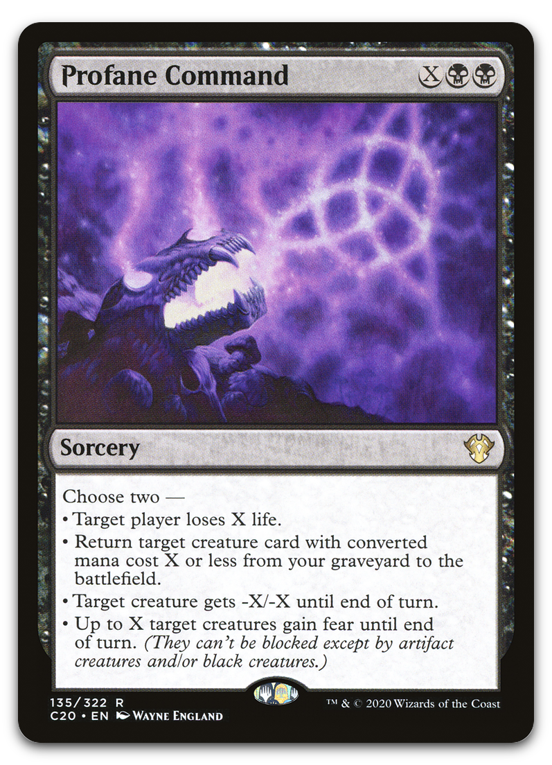 Profane Command (Commander 2020)