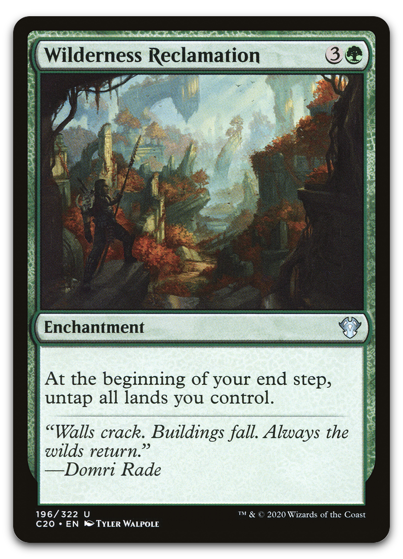 Wilderness Reclamation (Commander 2020)