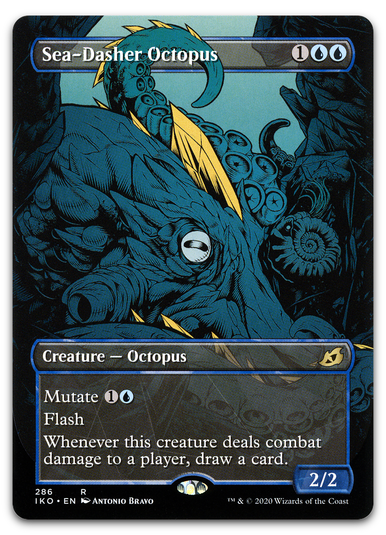 Sea-Dasher Octopus (Showcase) (Ikoria: Lair of Behemoths)