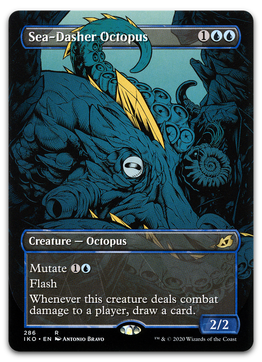 Sea-Dasher Octopus (Showcase) (Ikoria: Lair of Behemoths)