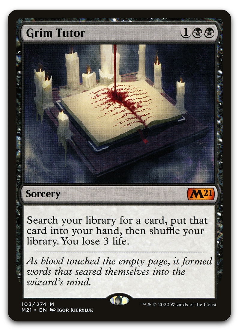 Grim Tutor (Core Set 2021)