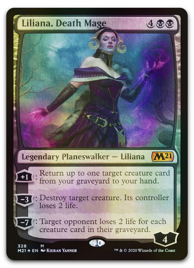 Liliana, Death Mage (Core Set 2021)