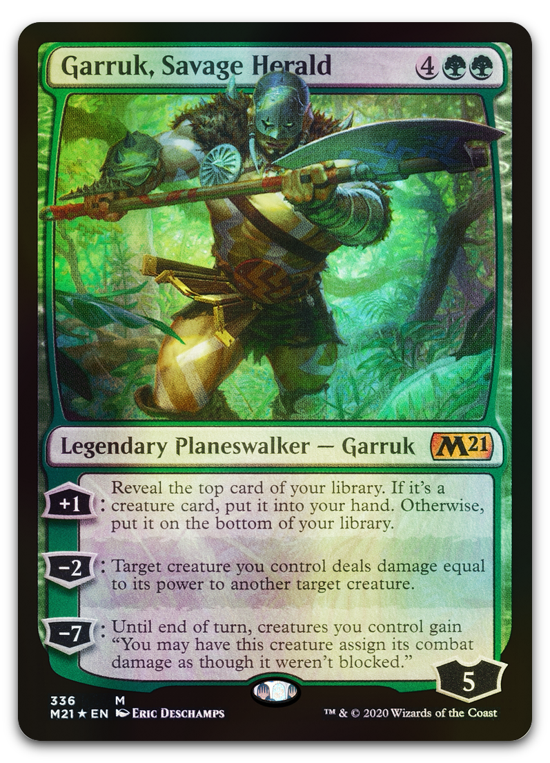 Garruk, Savage Herald (Core Set 2021)