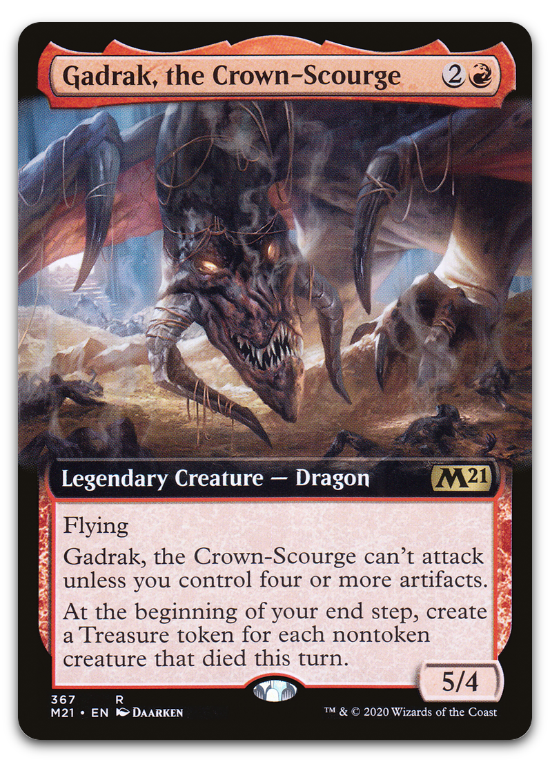 Gadrak, the Crown-Scourge (Extended Art) (Core Set 2021)