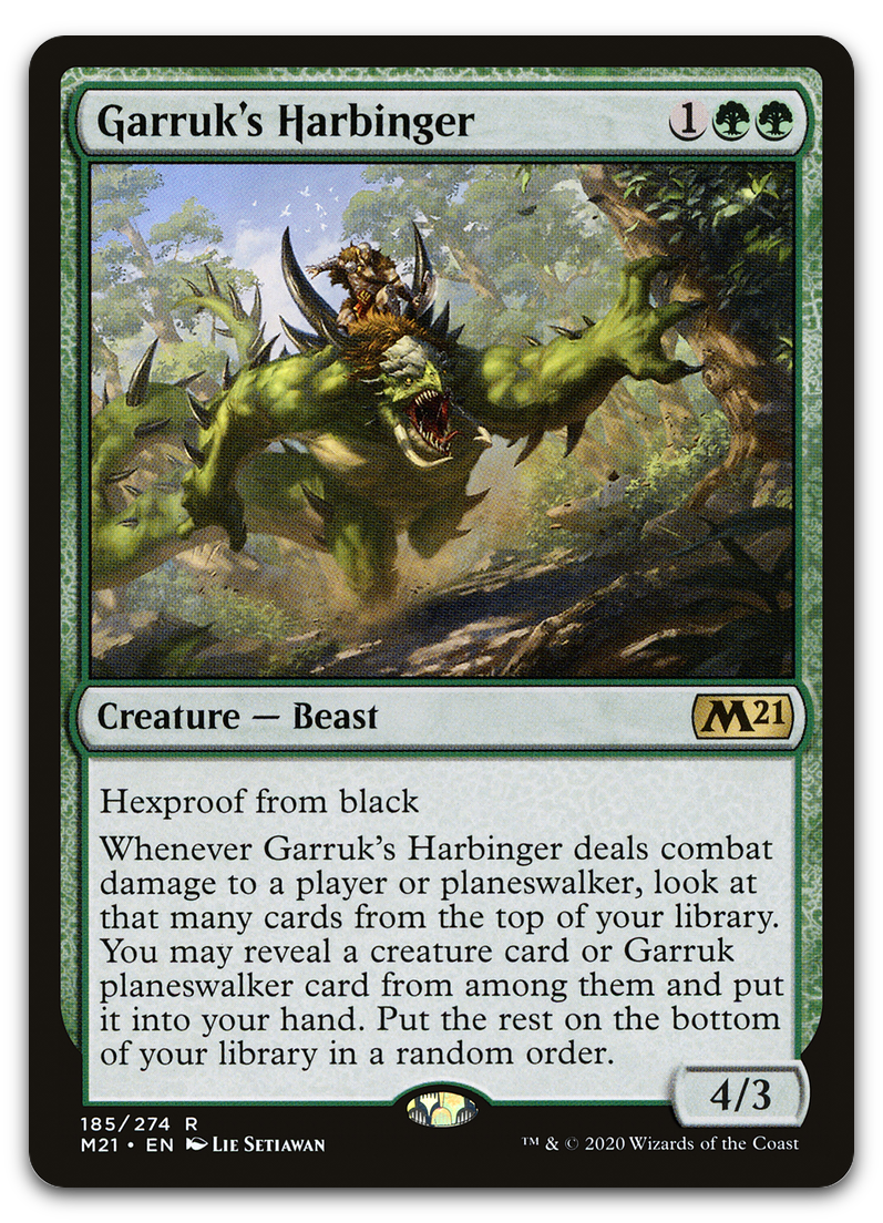 Garruk's Harbinger (Core Set 2021)