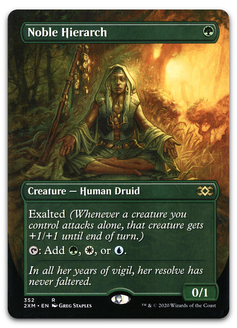 Noble Hierarch (Borderless) (Double Masters)