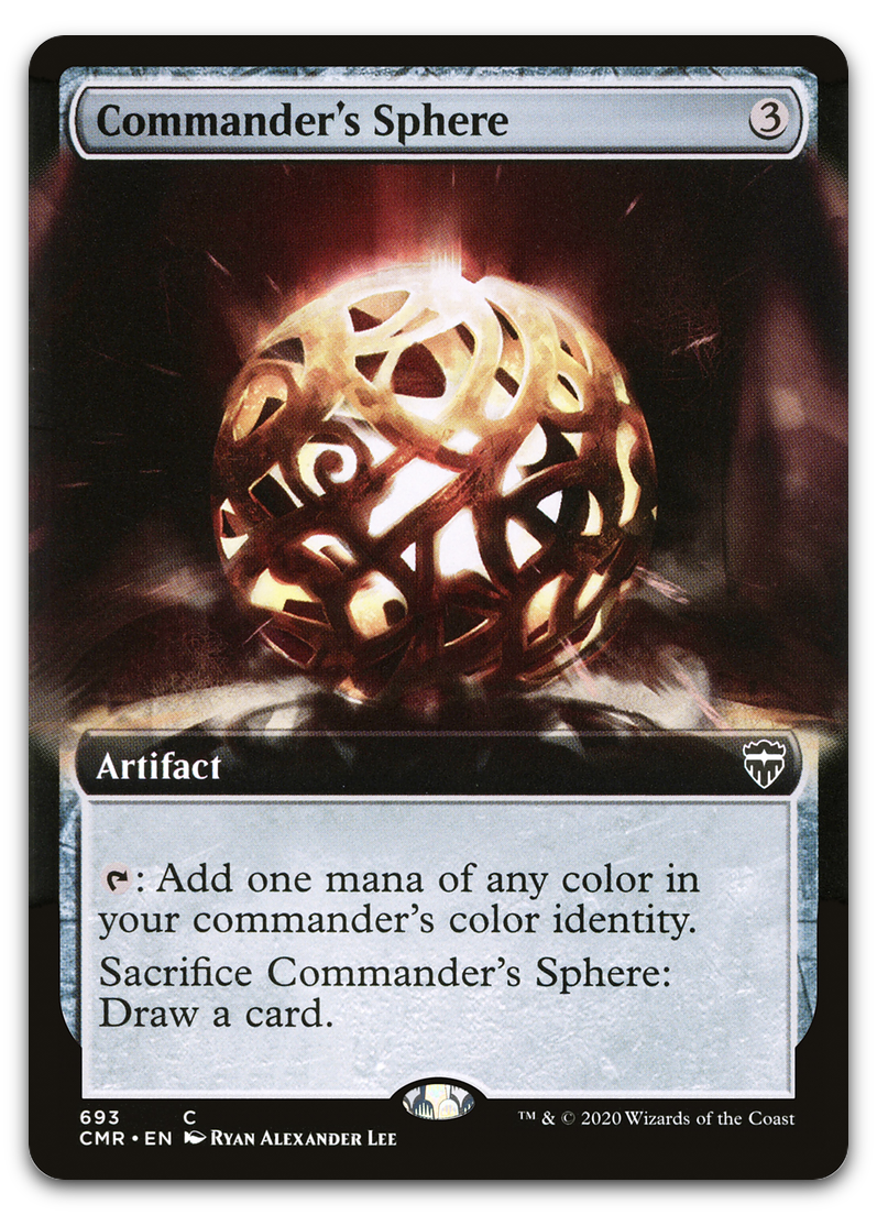 Commander's Sphere (Extended Art) (Commander Legends)