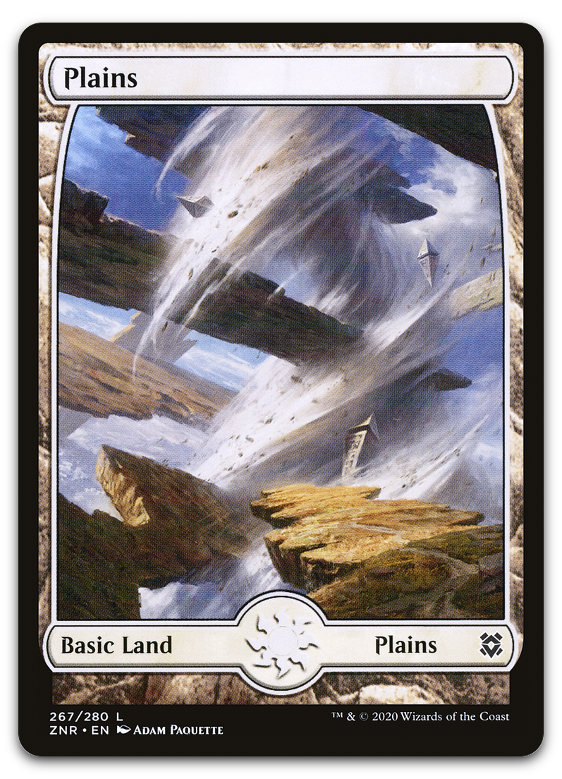 Plains (267) - Full Art (Zendikar Rising)