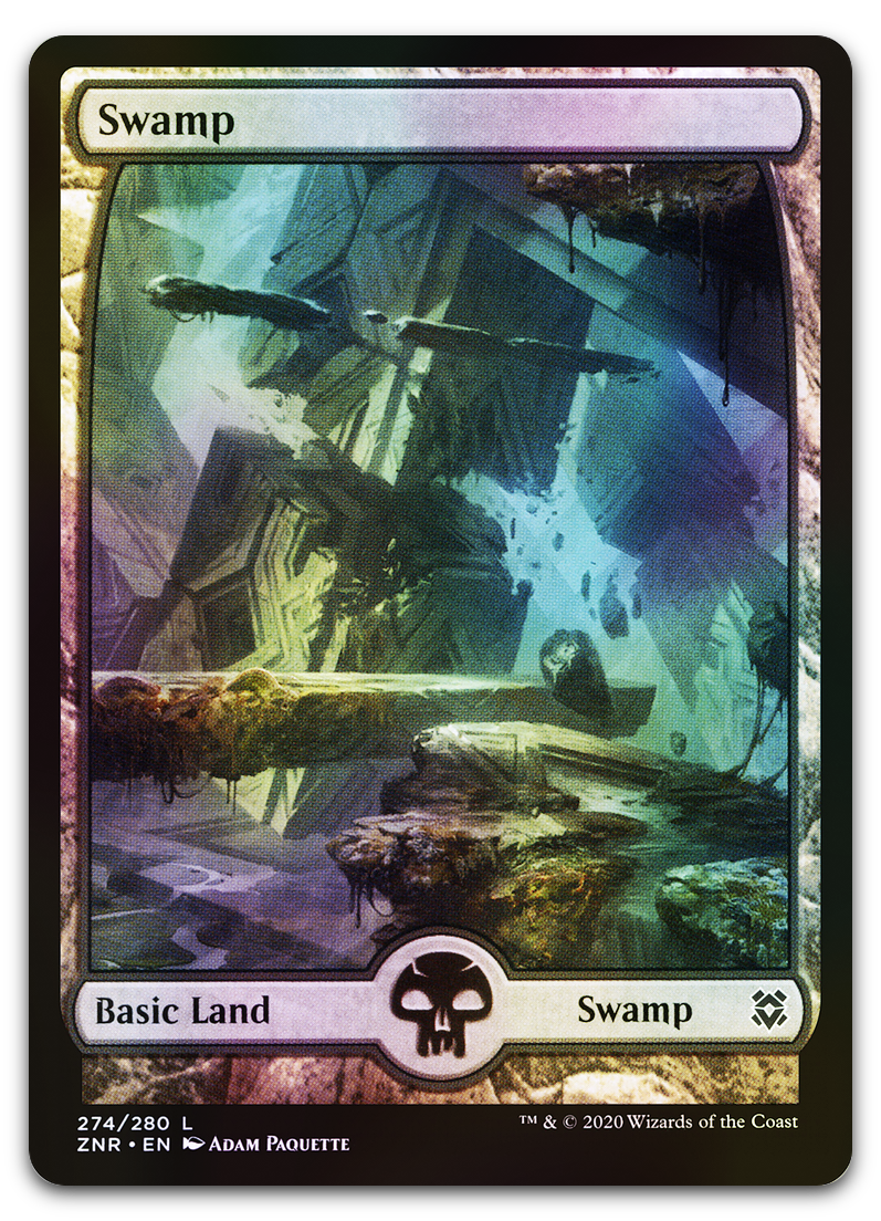 Swamp (274) - Full Art (Zendikar Rising)