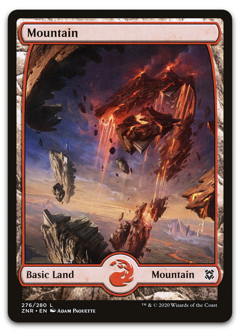 Mountain (276) - Full Art (Zendikar Rising)