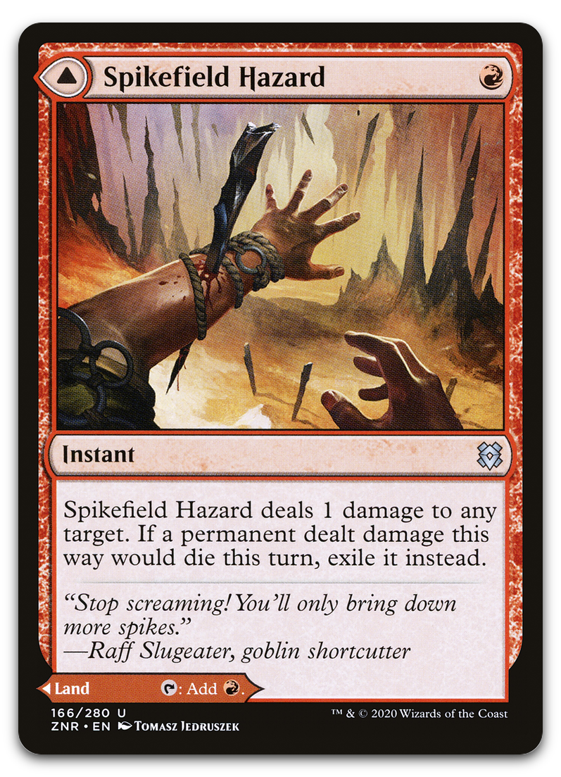 Spikefield Hazard (Zendikar Rising)