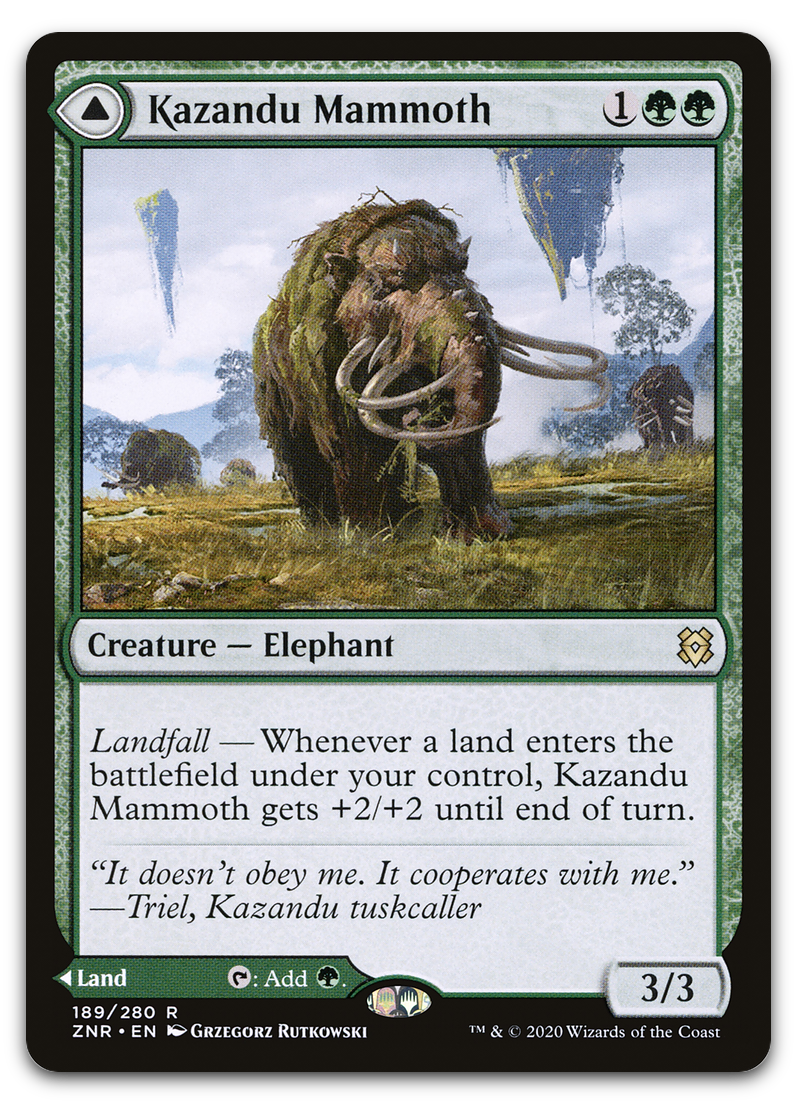 Kazandu Mammoth (Zendikar Rising)