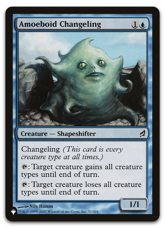 Amoeboid Changeling (LRW) (The List Reprints)