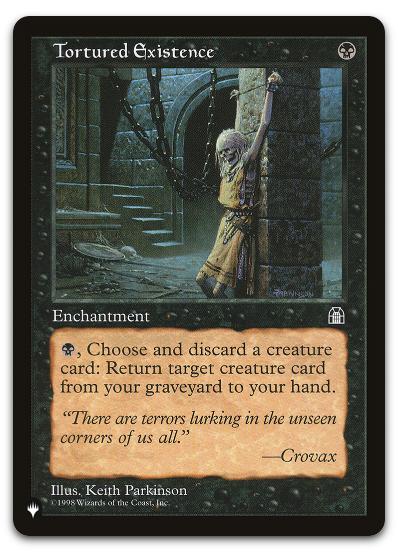 Tortured Existence (The List Reprints)