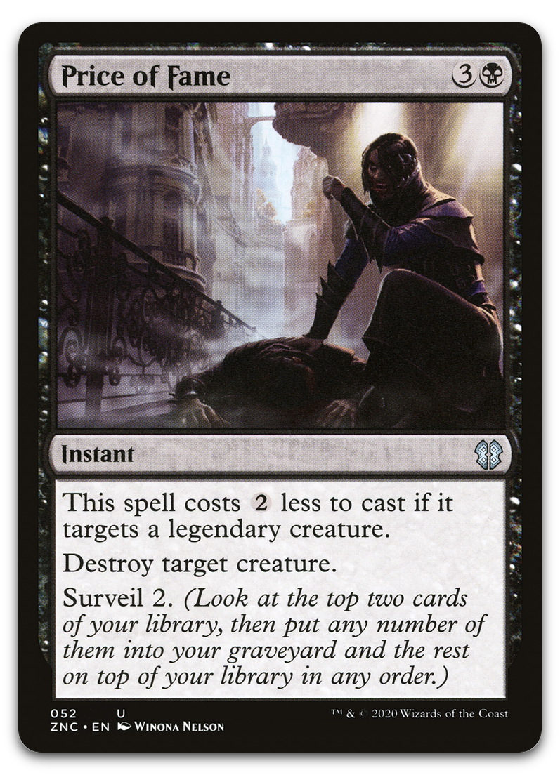 Price of Fame (Commander: Zendikar Rising)