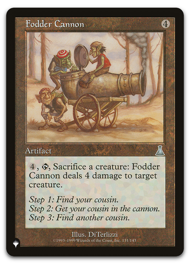 Fodder Cannon (The List Reprints)