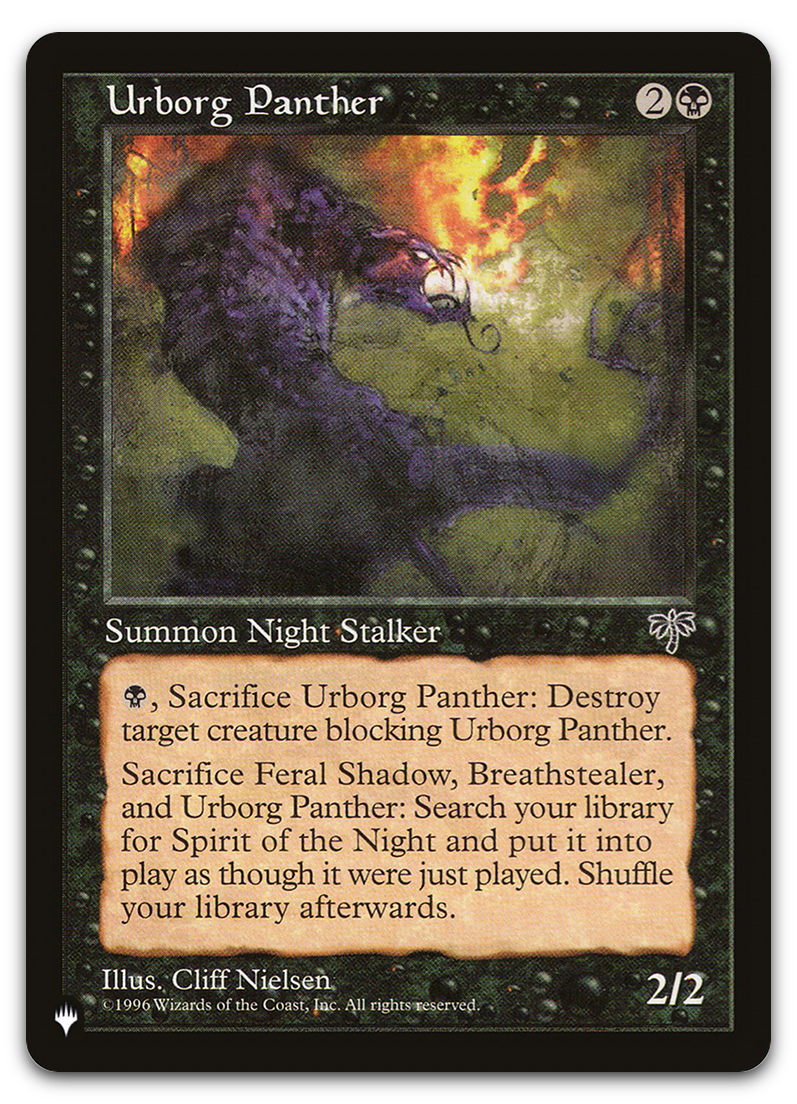 Urborg Panther (The List Reprints)