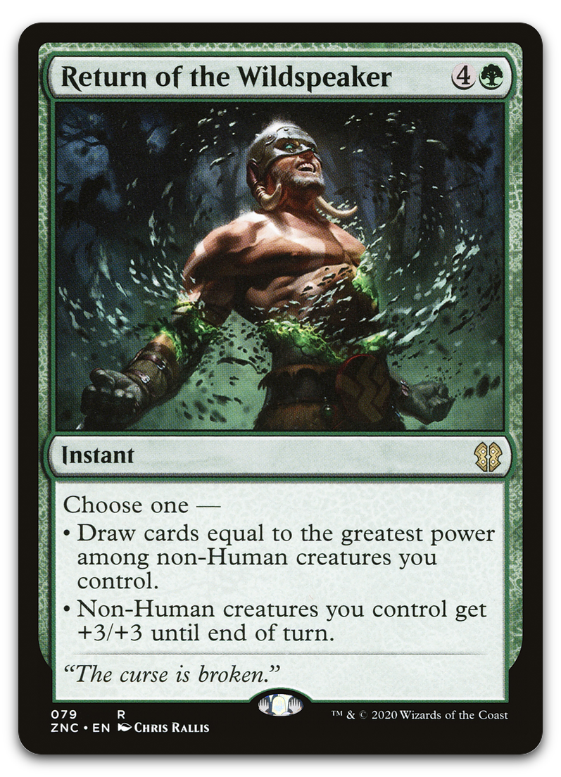 Return of the Wildspeaker (Commander: Zendikar Rising)