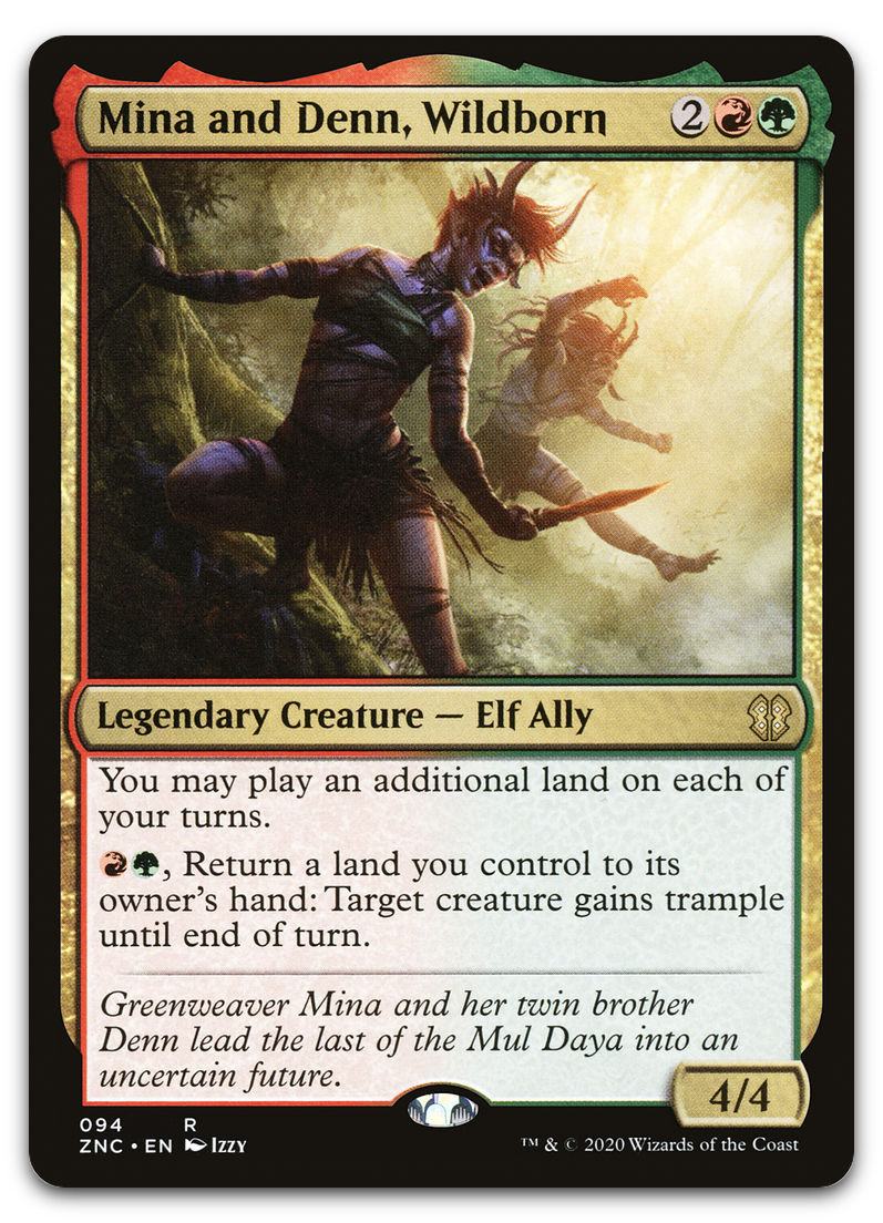 Mina and Denn, Wildborn (Commander: Zendikar Rising)
