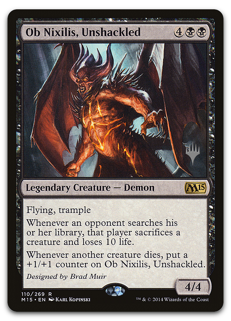 Ob Nixilis, Unshackled (Promo Pack: Zendikar Rising)
