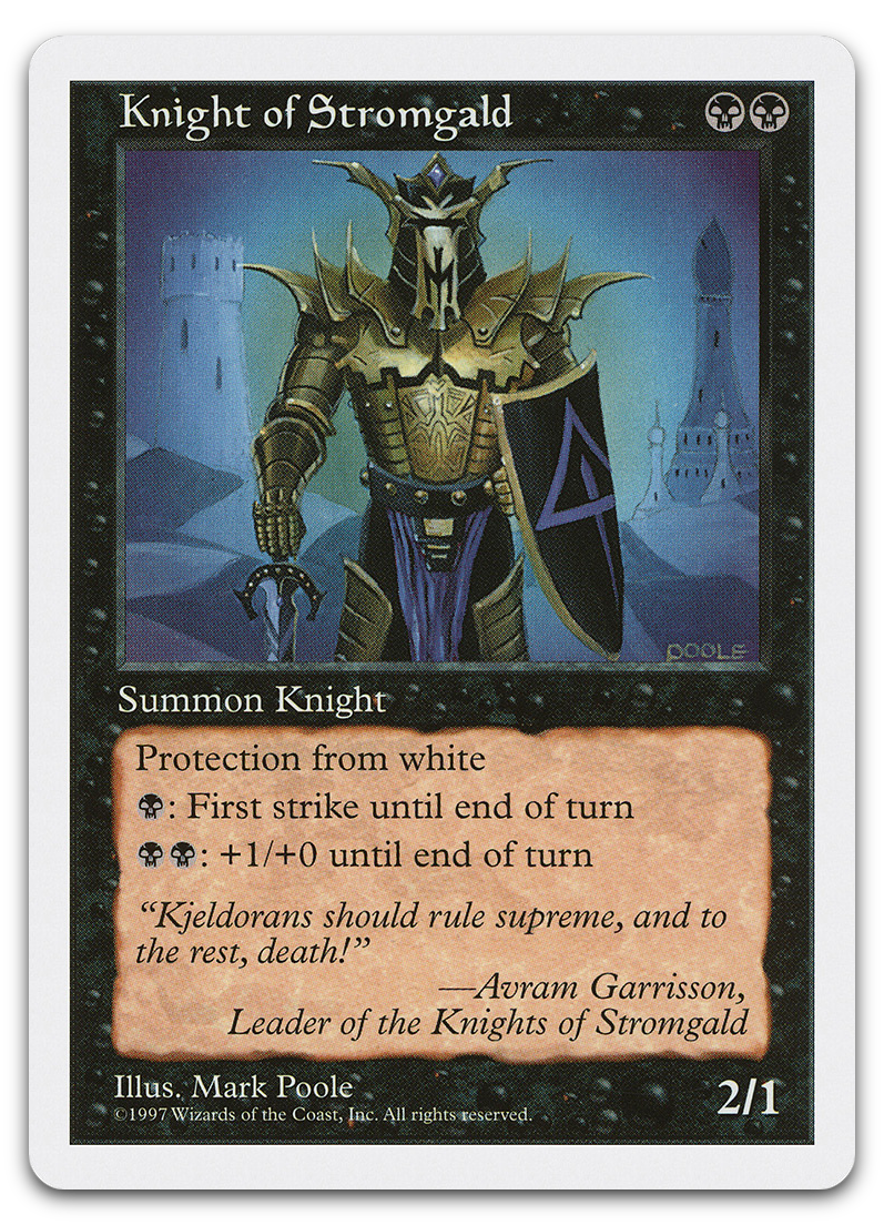 Knight of Stromgald (Fifth Edition)