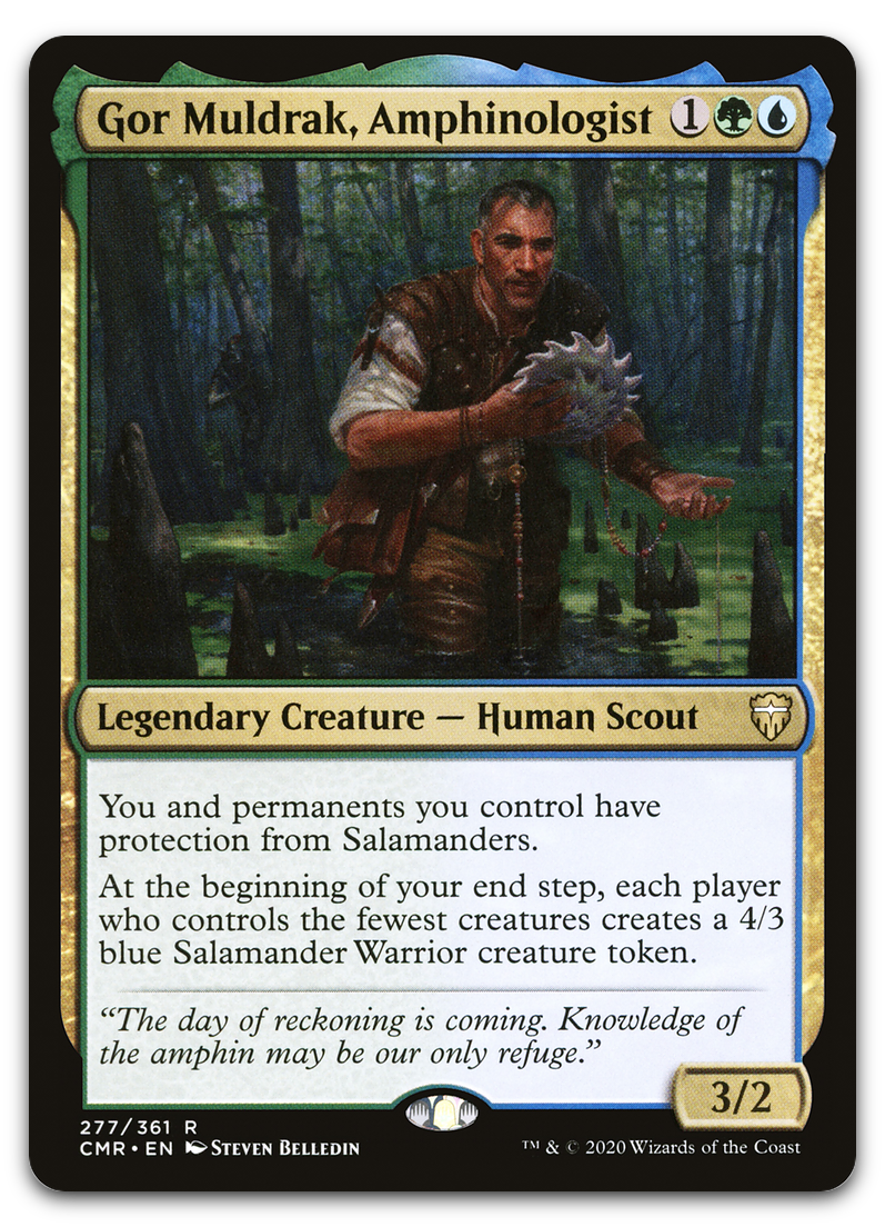 Gor Muldrak, Amphinologist (Commander Legends)