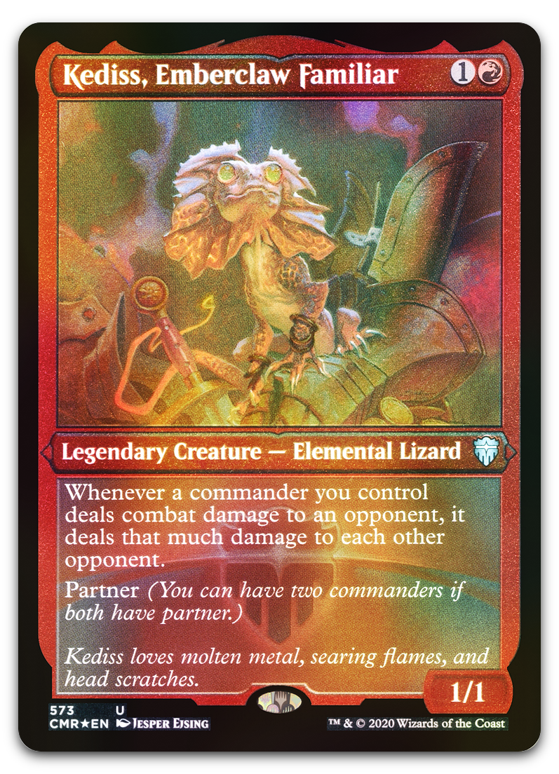 mtg familiar cards Kediss, Emberclaw Familiar (Foil Etched) (Commander Legends) – Cardsurfer Games