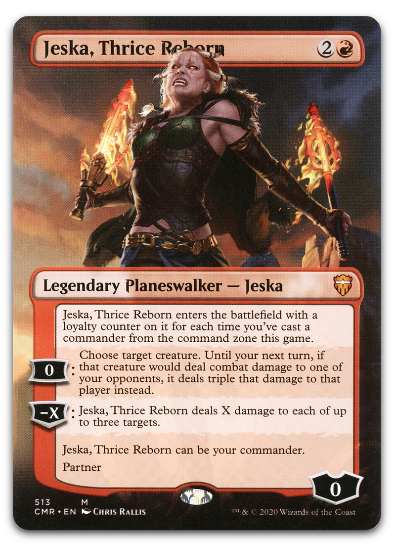 Jeska, Thrice Reborn (Borderless) (Commander Legends)