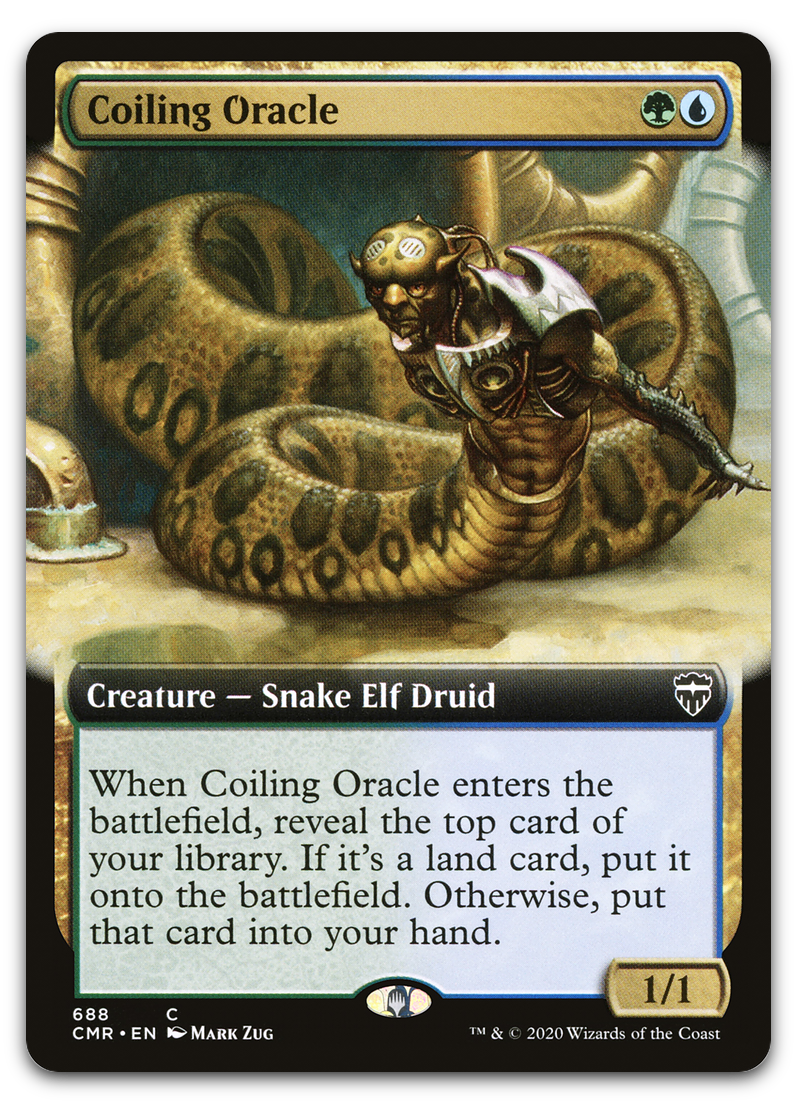 Coiling Oracle (Extended Art) (Commander Legends)